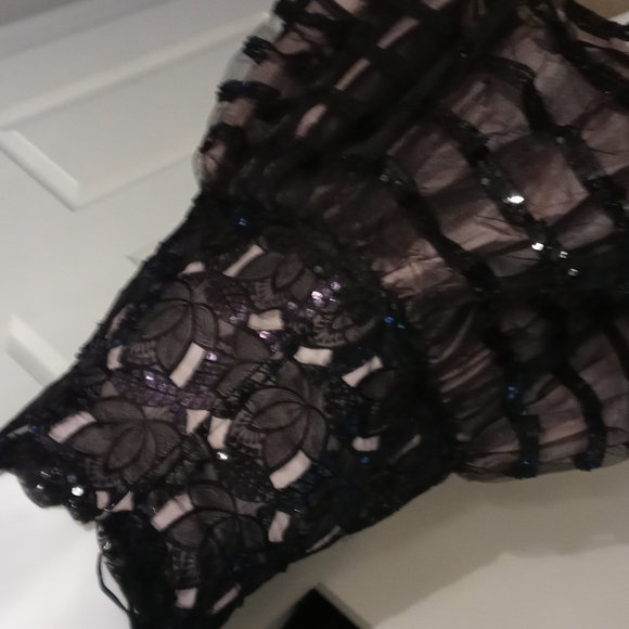 Sequin tulle cocktail dress - Picture 6 of 7